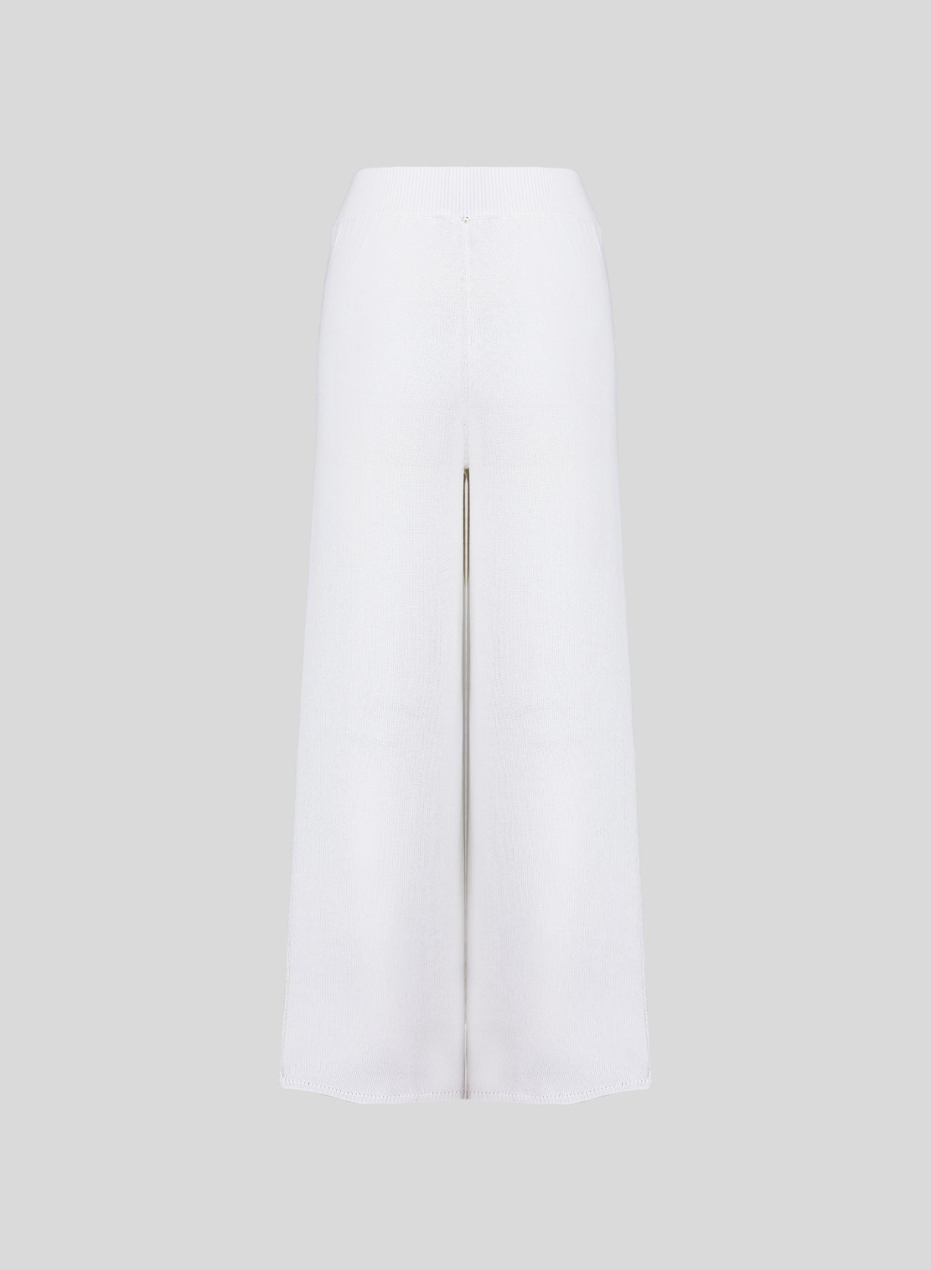 PANTALONI IN MAGLIA DI COTONE MORBIDO CON INSERTO PAILLETTES
