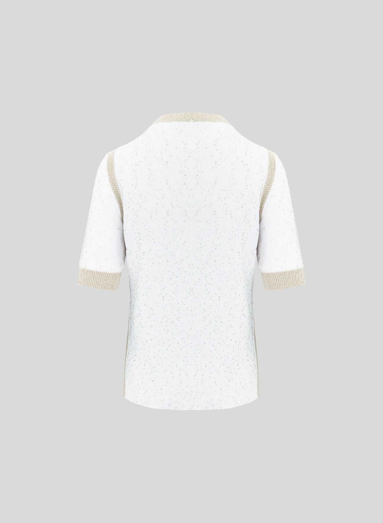 MAGLIA IN COTONE MORBIDO CON INSERTO PAILLETTES