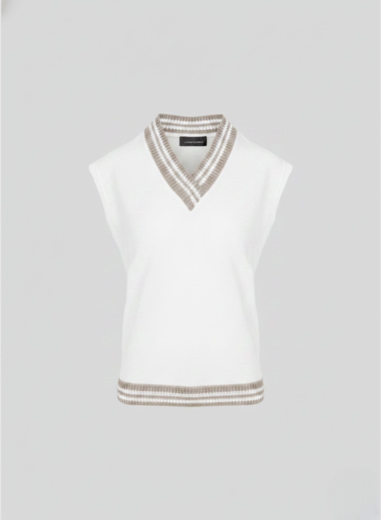 VISCOSE BLEND FISHNET WAISTCOAT