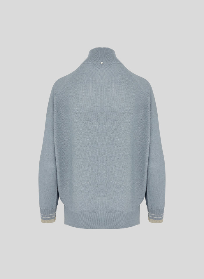 FELPA IN PUNTO RISO IN MISTO VISCOSA