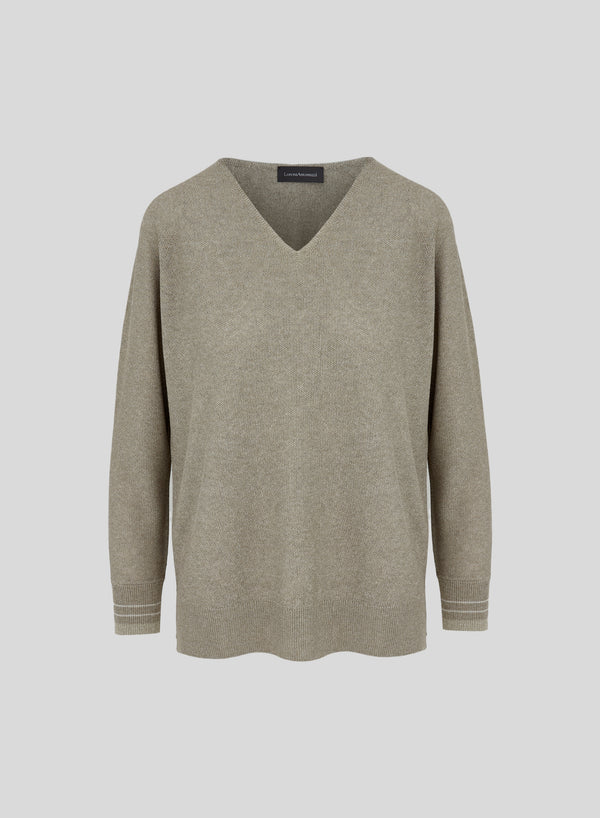 MAGLIA IN PUNTO RISO IN MISTO VISCOSA