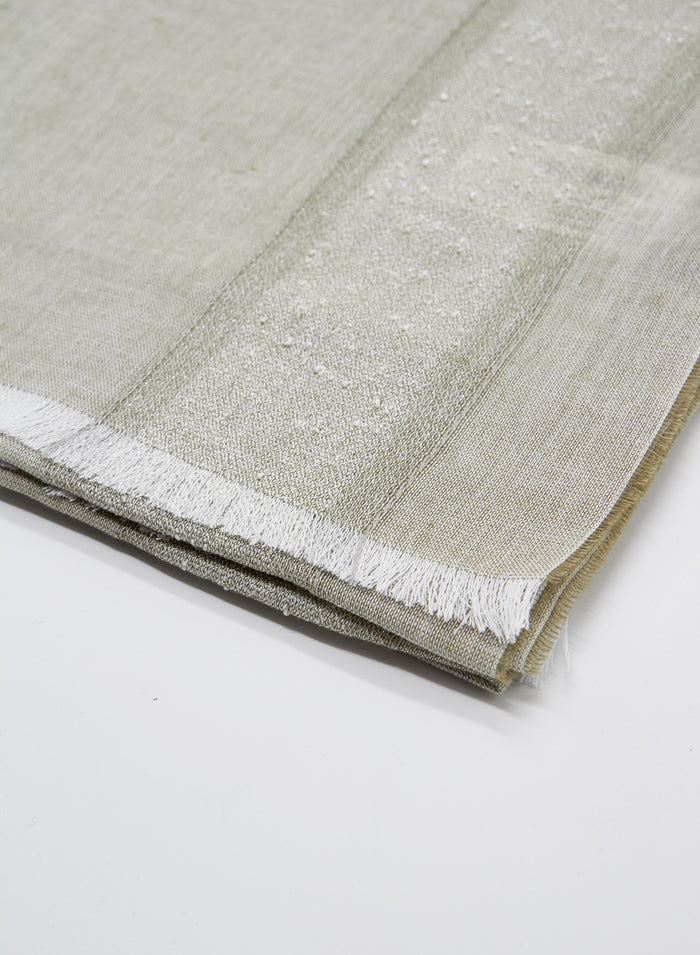 COTTON, LINEN AND SILK SCARF