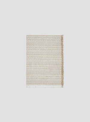 MODAL, SILK AND LINEN SCARF WITH SEQUINS