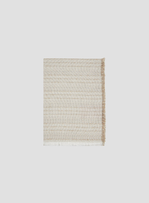 SCIARPA IN MODAL, SETA E LINO CON PAILLETTES