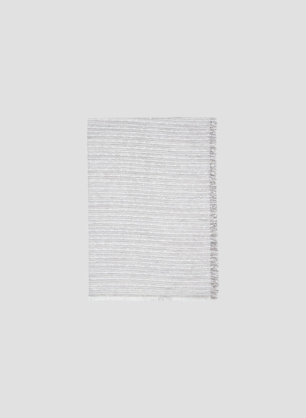 SCIARPA IN MODAL, SETA E LINO CON PAILLETTES