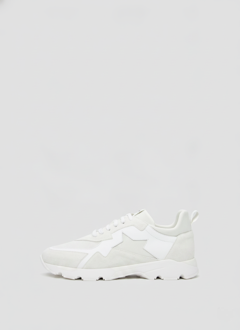 SNEAKERS ICONICHE IN PELLE E TESSUTO