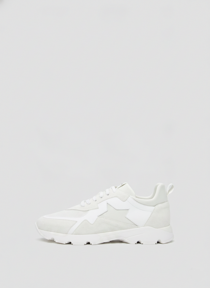 SNEAKERS ICONICHE IN PELLE E TESSUTO