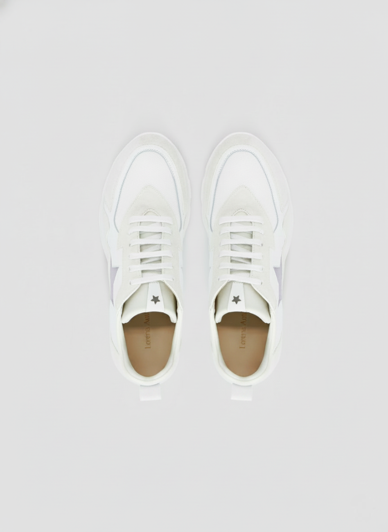 SNEAKERS ICONICHE IN PELLE E TESSUTO