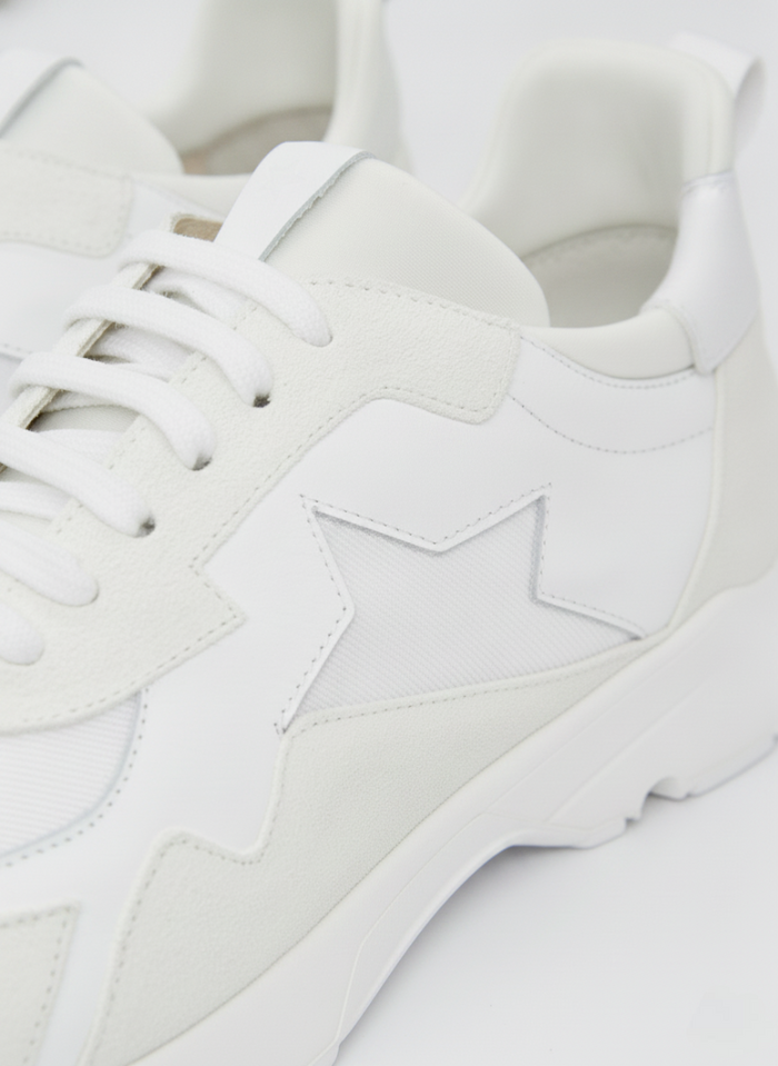 SNEAKERS ICONICHE IN PELLE E TESSUTO