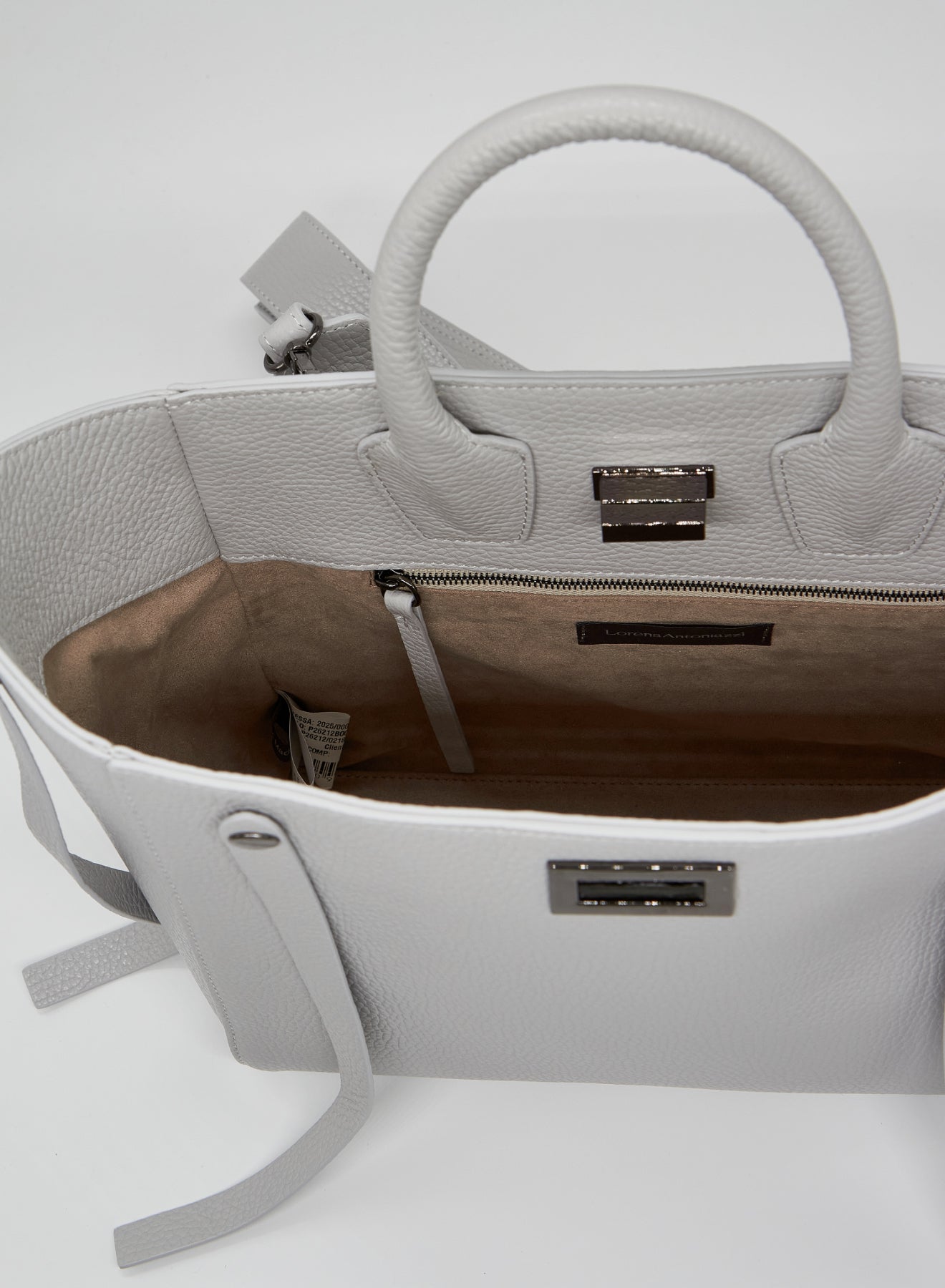 BORSA A TRACOLLA IN PELLE MARTELLATA