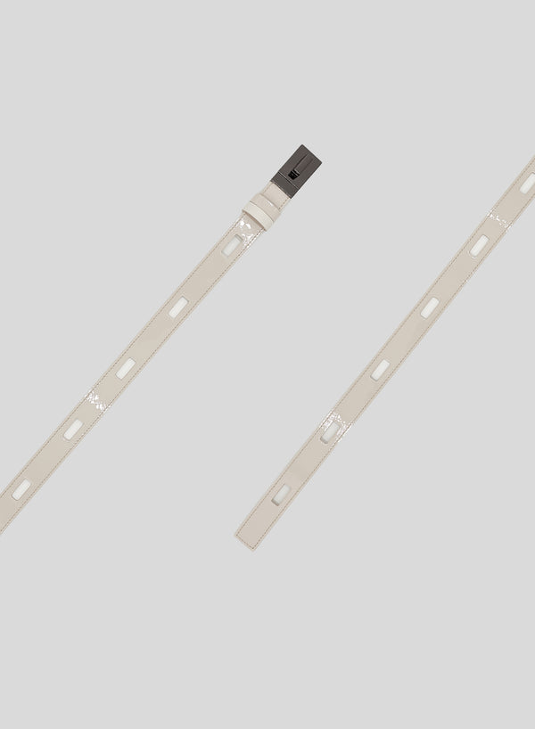 PATENT LEATHER REVERSIBLE BELT