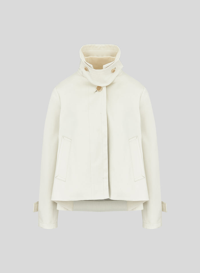 CABAN IN CANVAS DI COTONE STRETCH