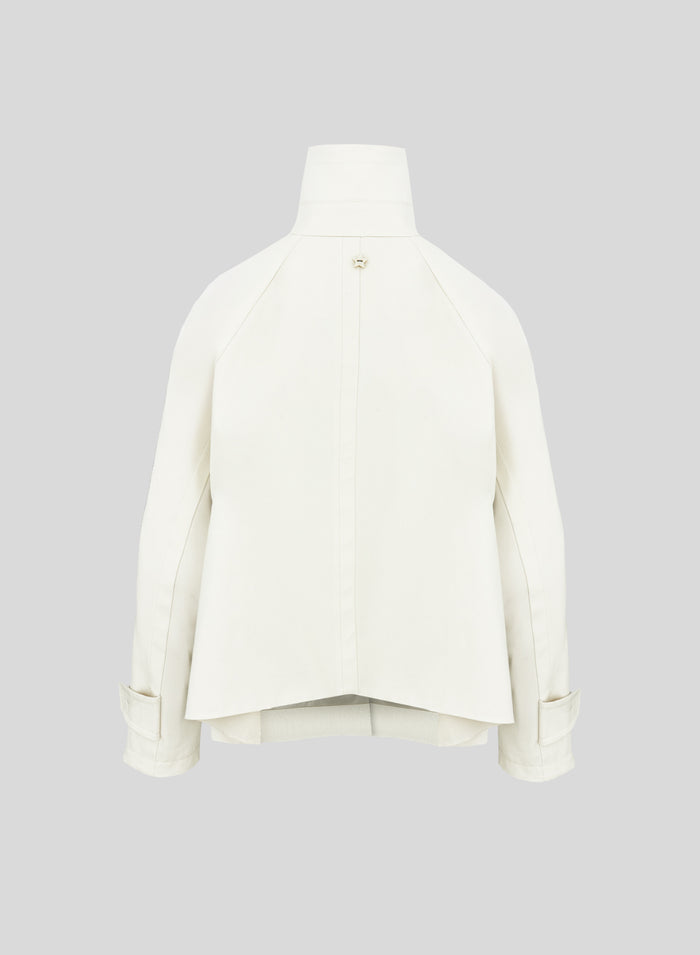 CABAN IN CANVAS DI COTONE STRETCH