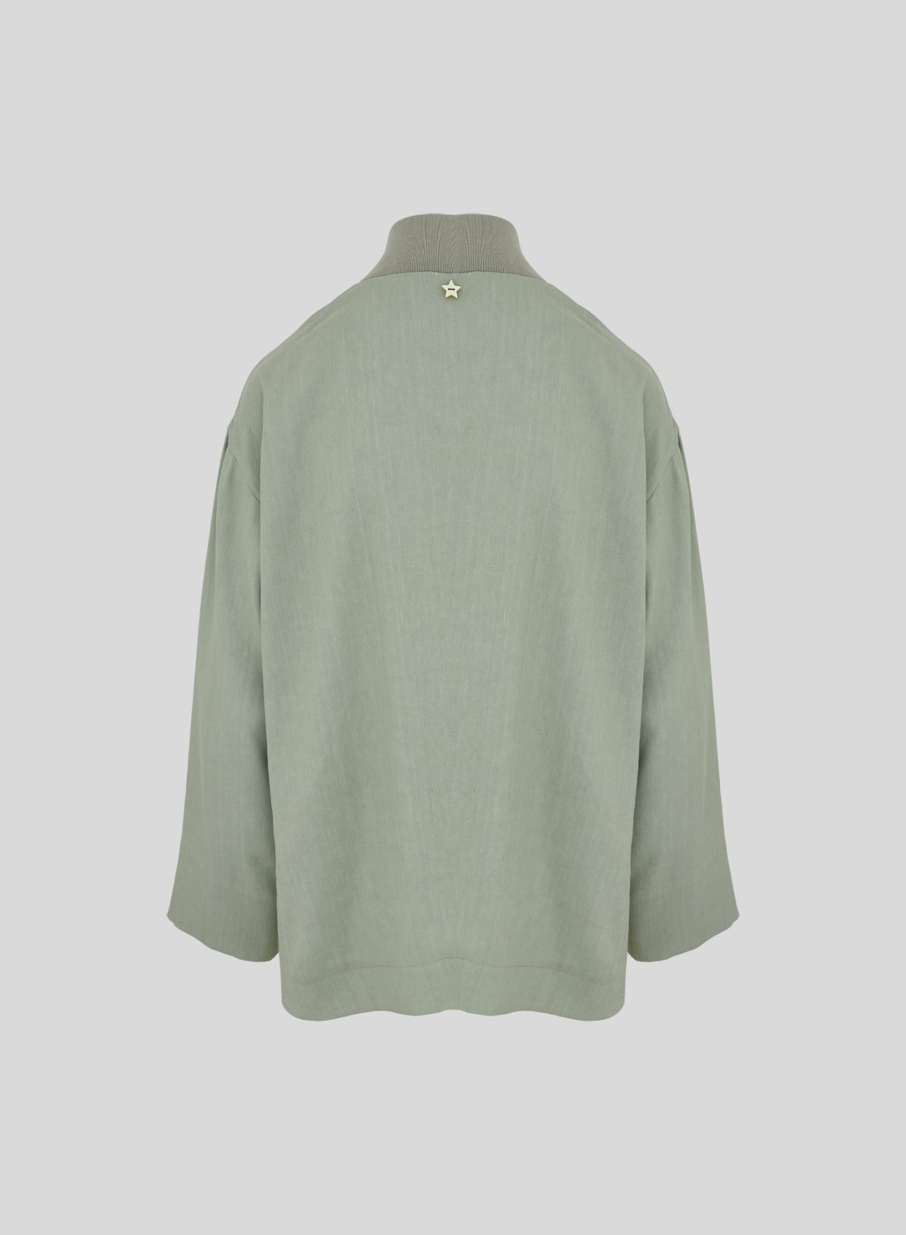 BOMBER IN LINO E VISCOSA STRETCH