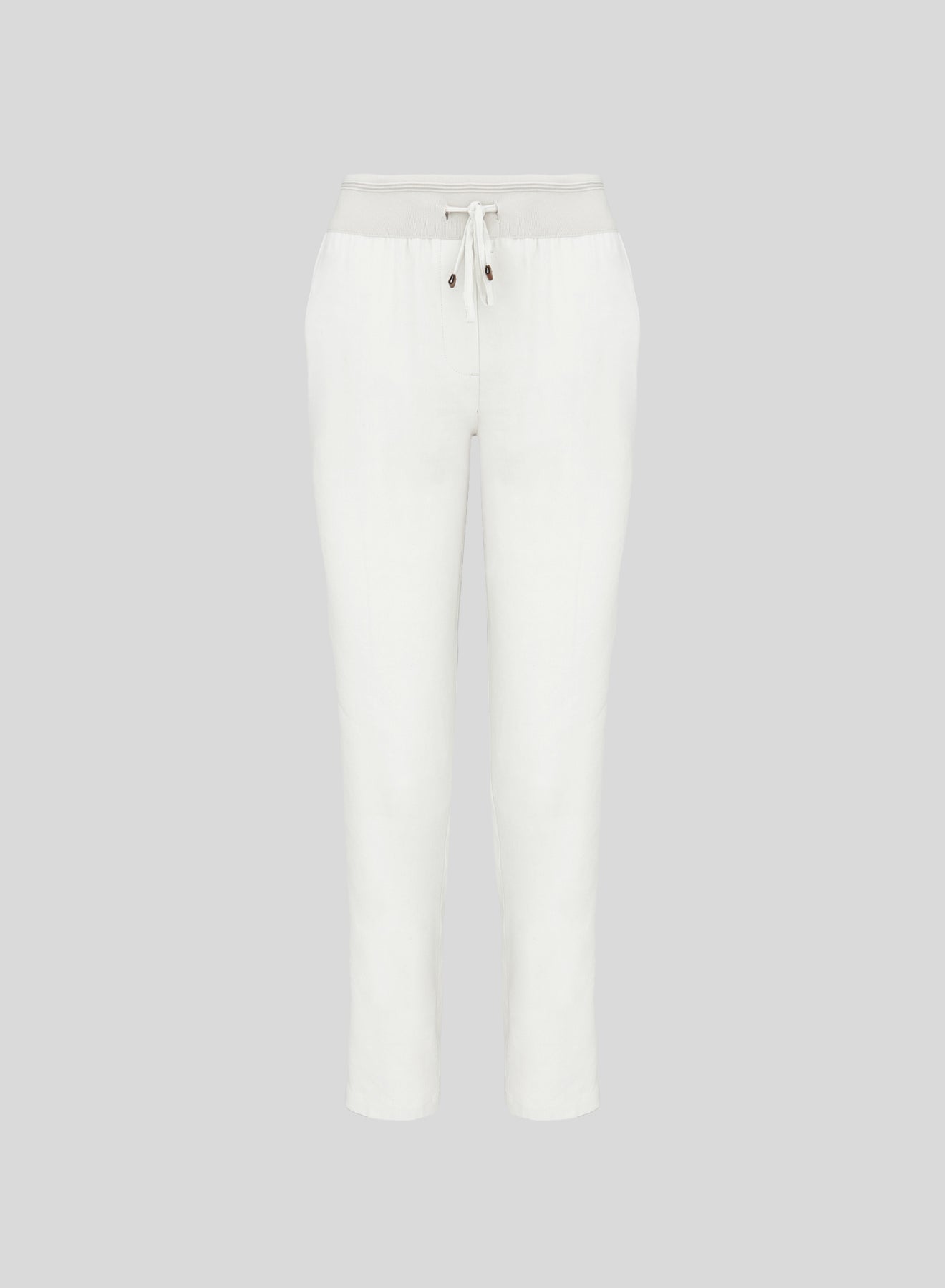 JOGGERS IN LINO E VISCOSA STRETCH