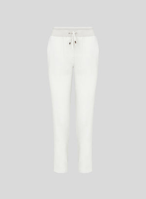 JOGGERS IN LINO E VISCOSA STRETCH