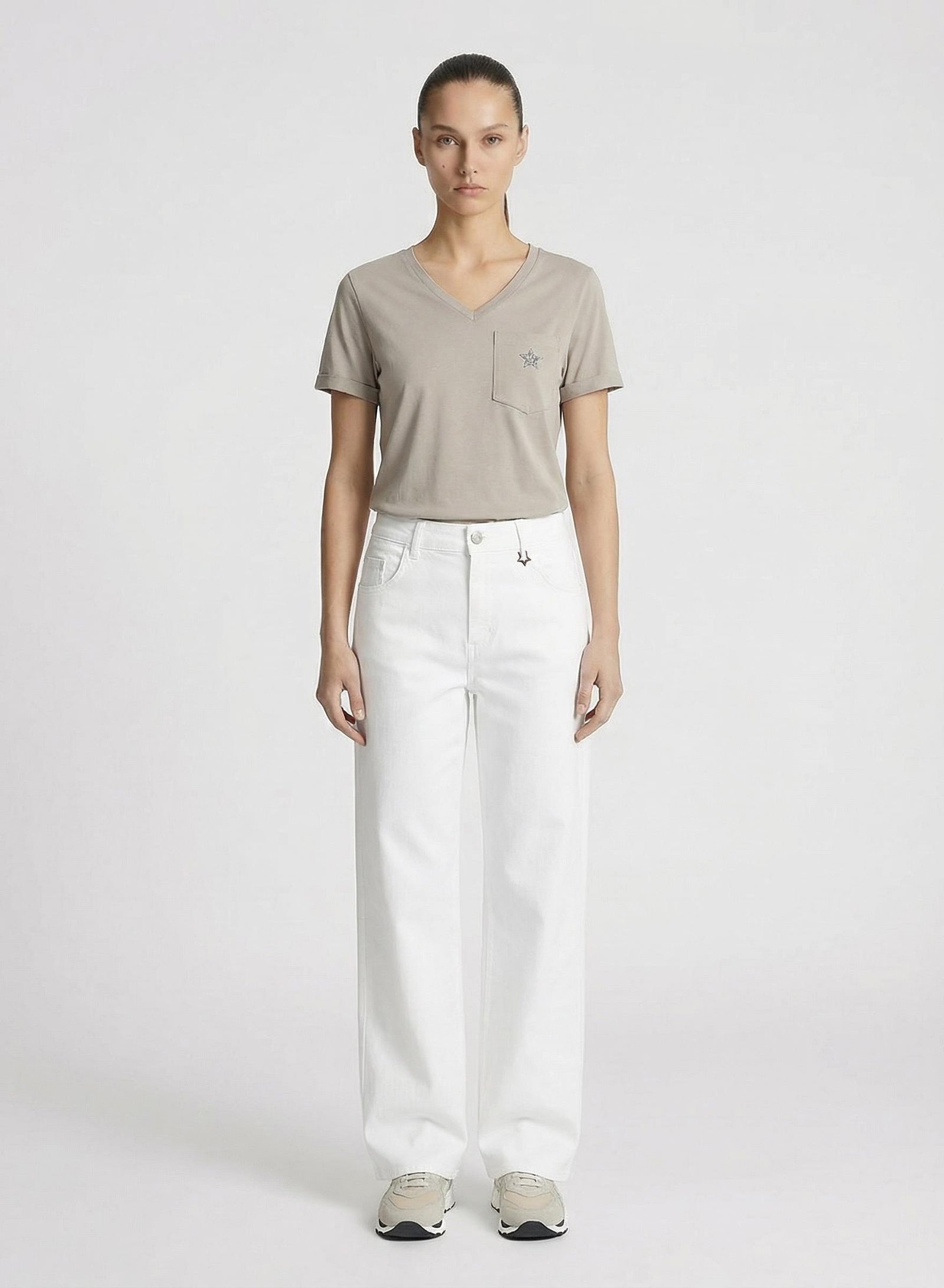 STRETCH COTTON LORENA T-SHIRT