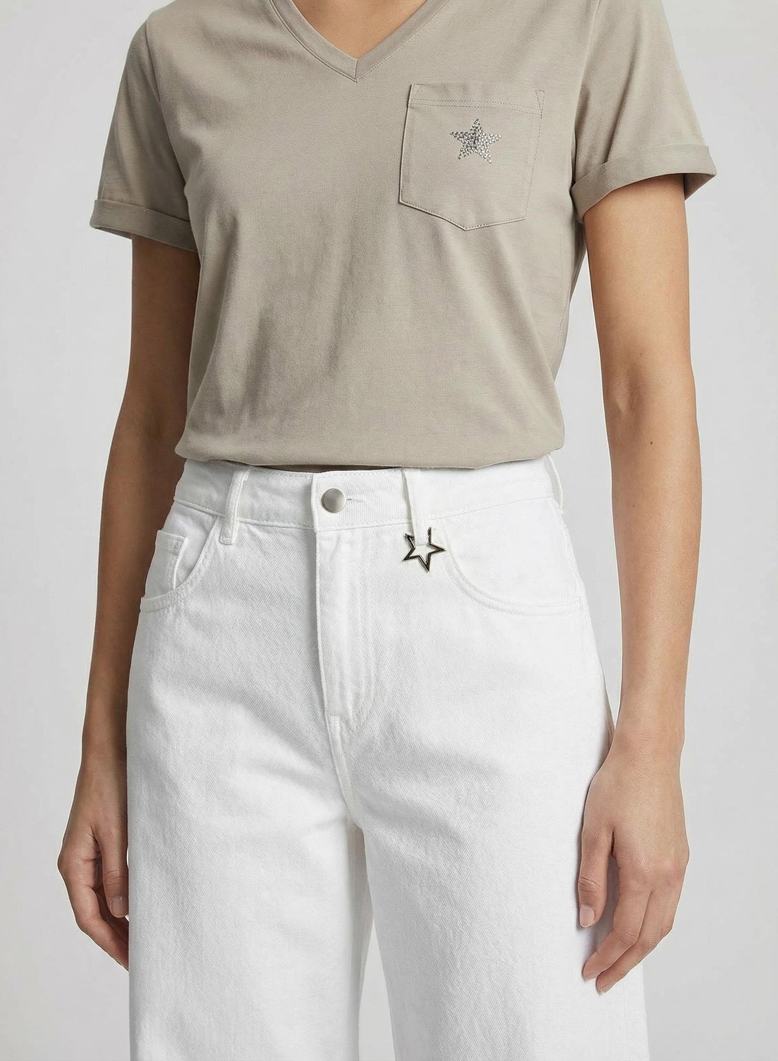 STRETCH COTTON LORENA T-SHIRT