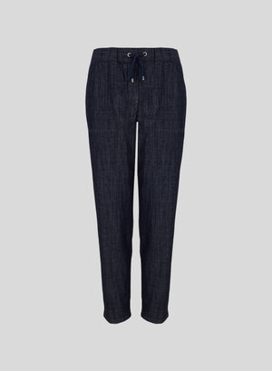 JOGGERS IN DENIM FLUIDO