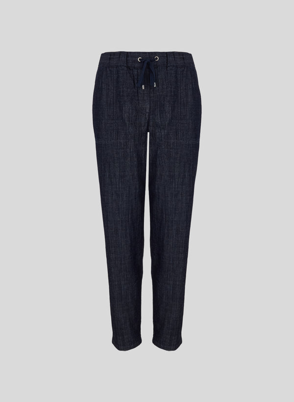 JOGGERS IN DENIM FLUIDO