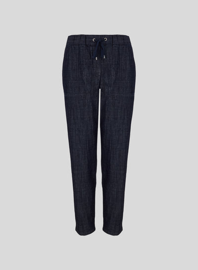 JOGGERS IN DENIM FLUIDO