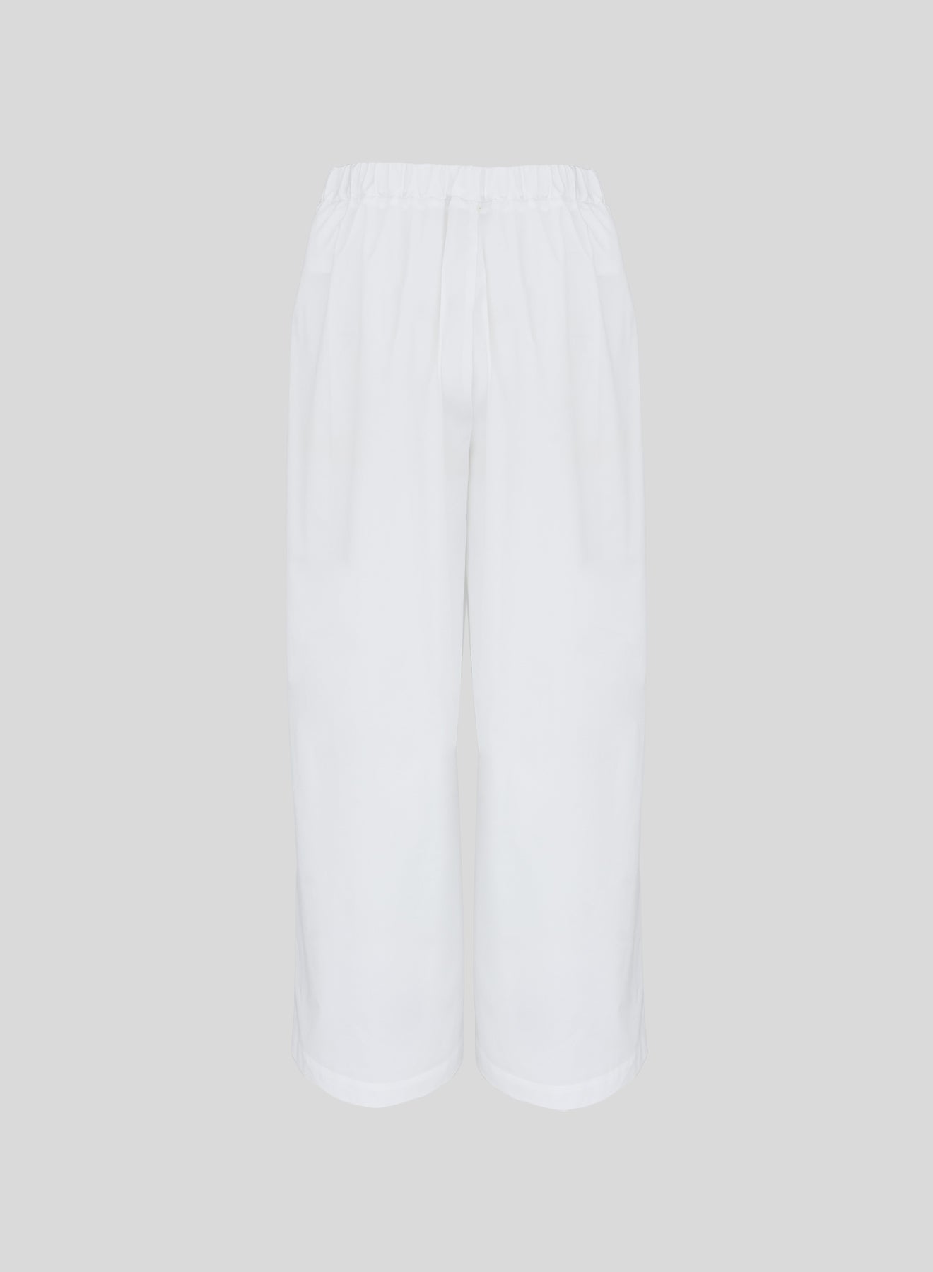 PANTALONI IN POPELINE DI COTONE STRETCH