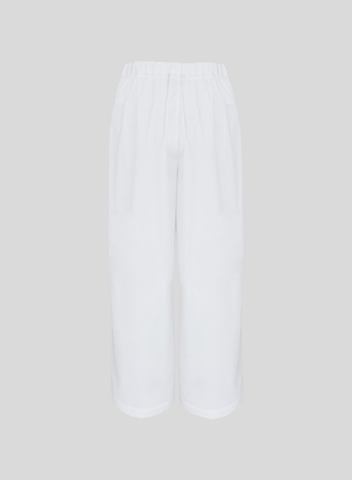 STRETCH POPLIN COTTON PANTS