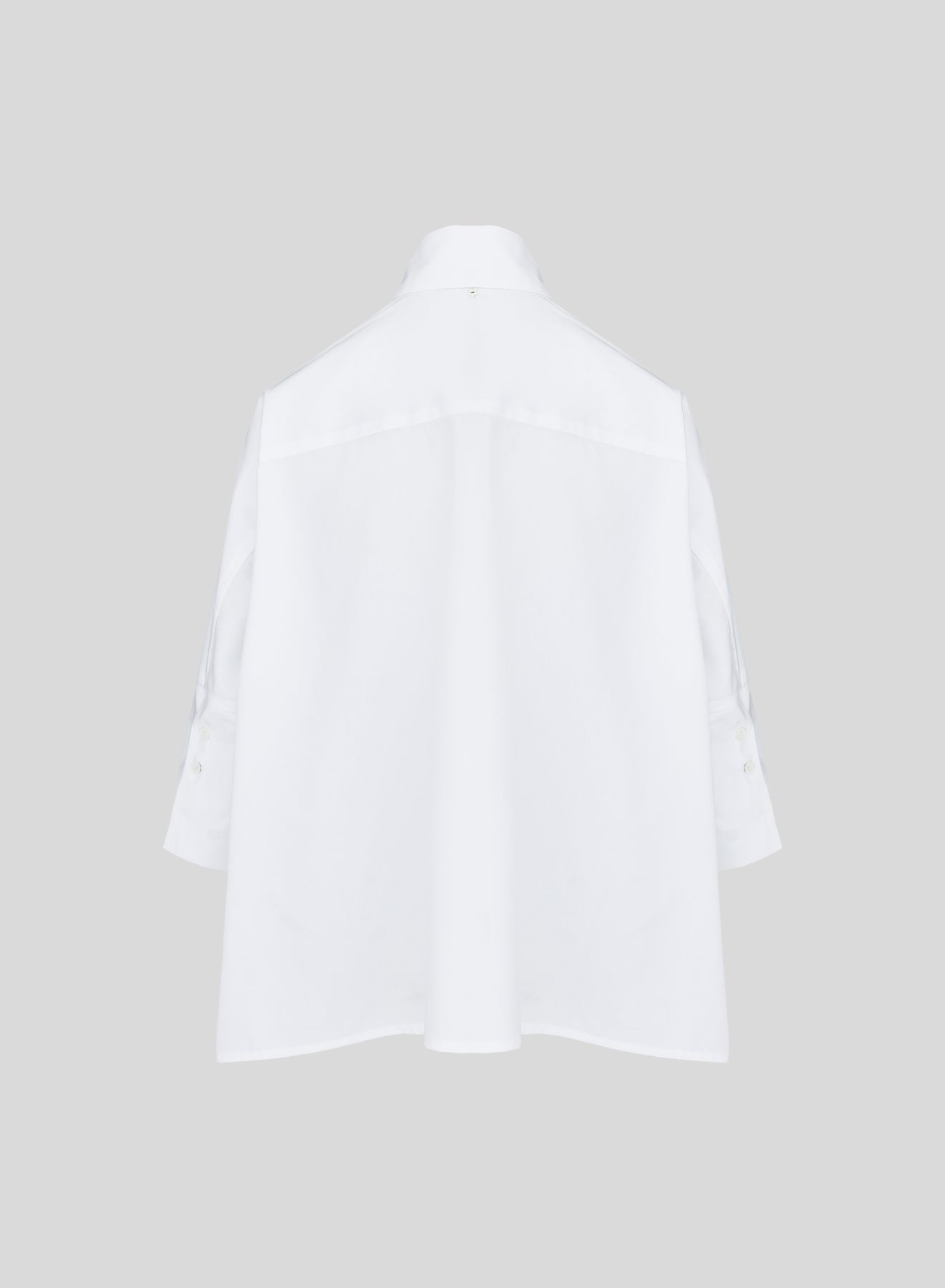 COTTON POPLIN SHIRT WITH EMBROIDERY