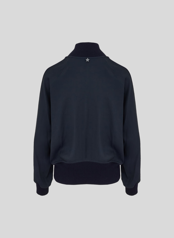 BOMBER IN TWILL DI MISTO SETA E COTONE