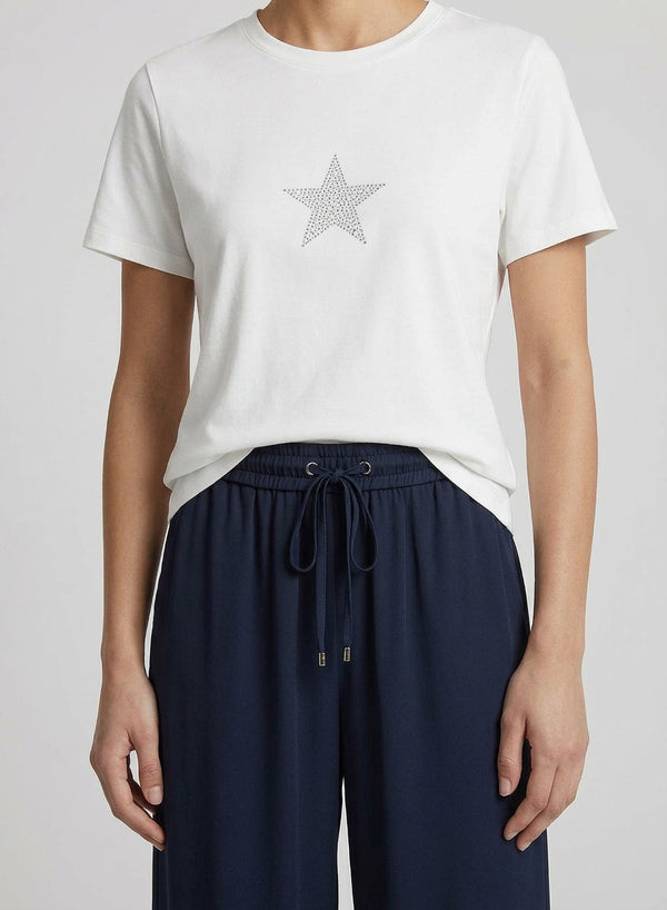 T-SHIRT IN COTONE CON RICAMO