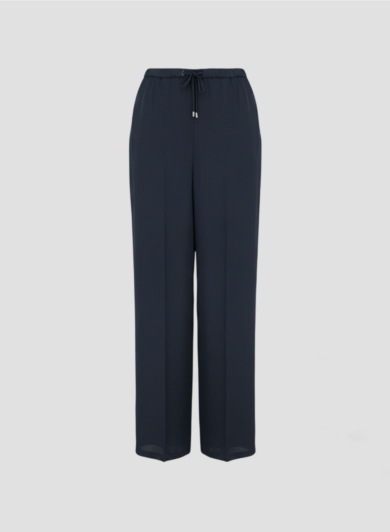 PANTALONI IN TWILL DI MISTO SETA