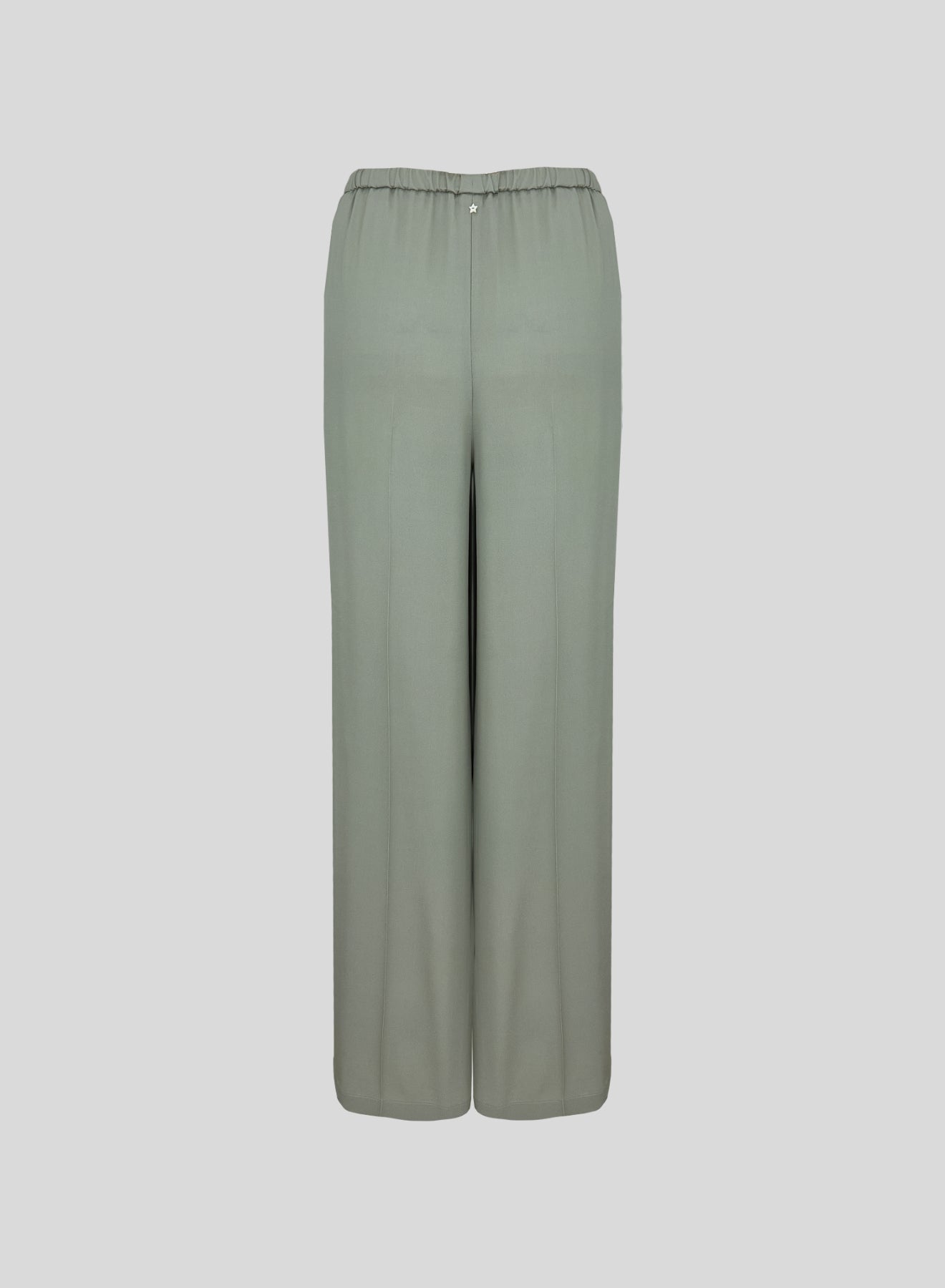 PANTALONI IN TWILL DI MISTO SETA