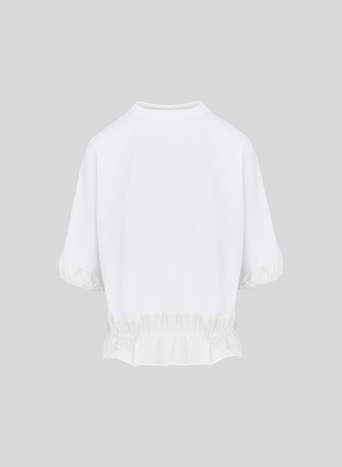 T-SHIRT IN JERSEY FELPATO MORBIDO IN MISTO COTONE