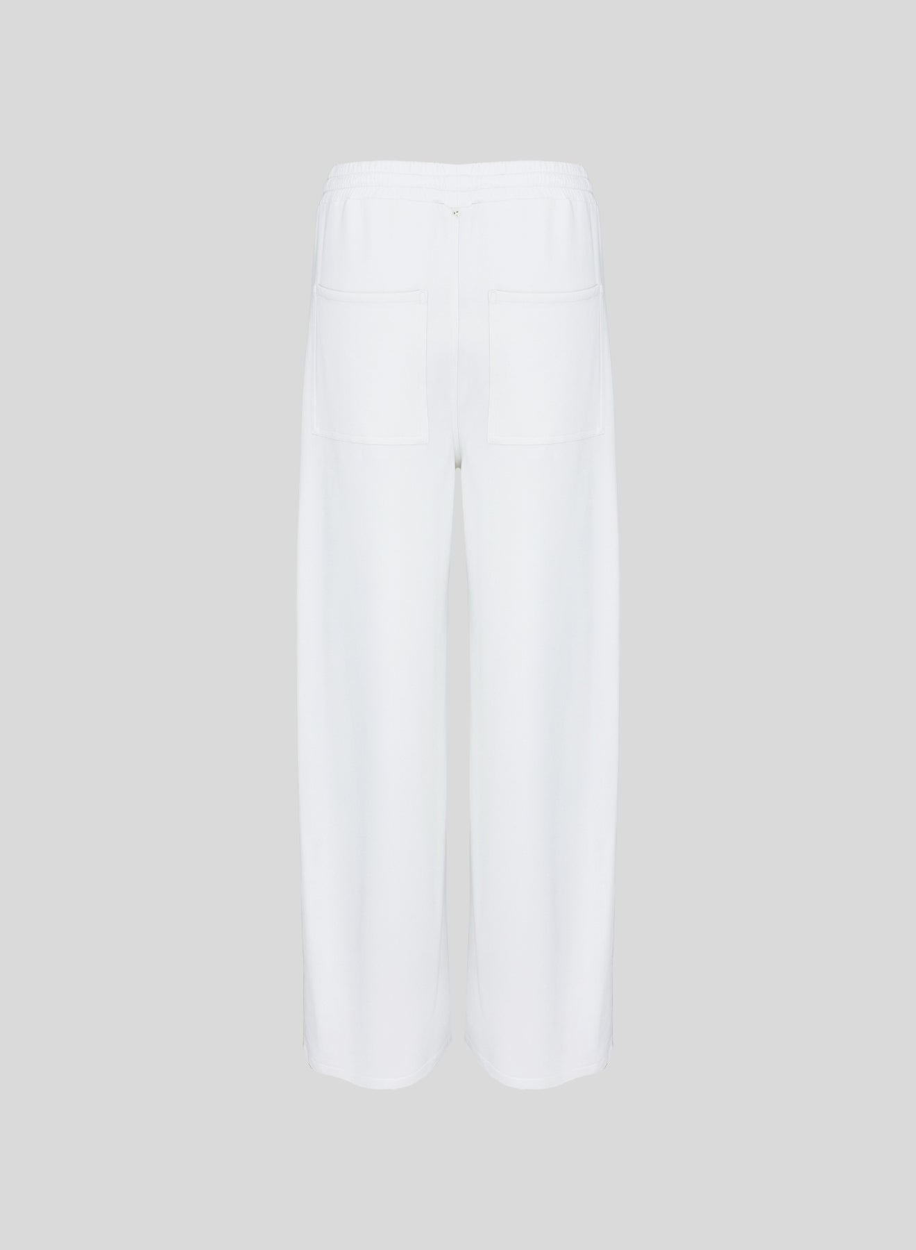 PANTALONI IN JERSEY FELPATO MORBIDO IN MISTO COTONE