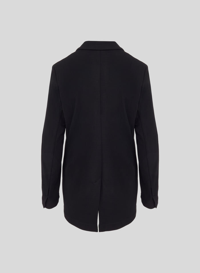 VISCOSE CREPE JERSEY SINGLE BREASTED JACKET
