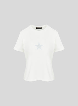 T-SHIRT IN COTONE CON RICAMO