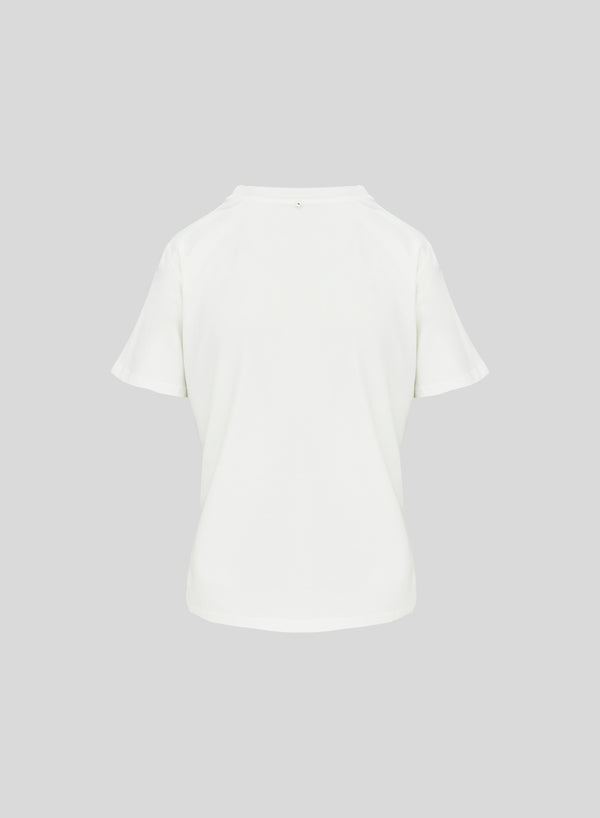 COTTON T-SHIRT WITH EMBROIDERY