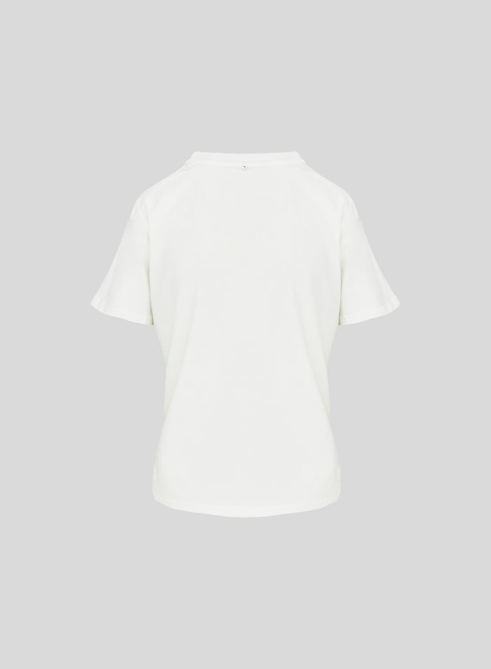 COTTON T-SHIRT WITH EMBROIDERY