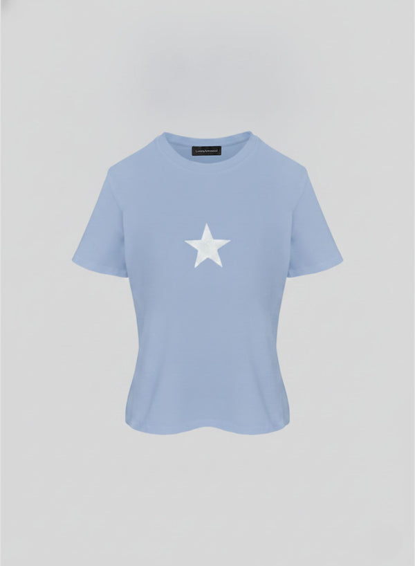 T-SHIRT IN COTONE CON RICAMO