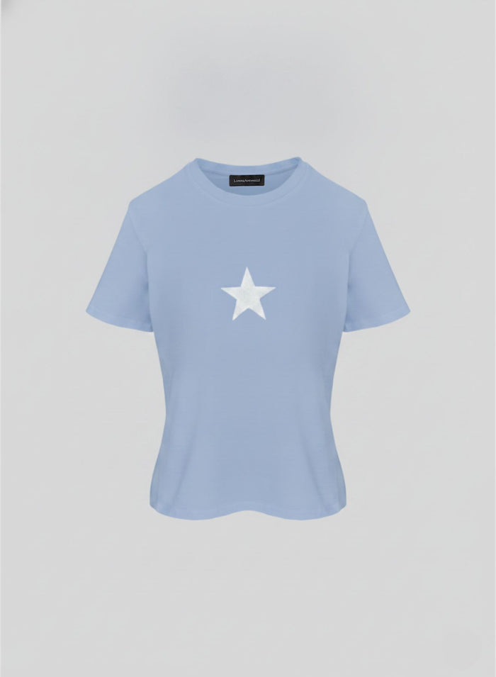 T-SHIRT IN COTONE CON RICAMO
