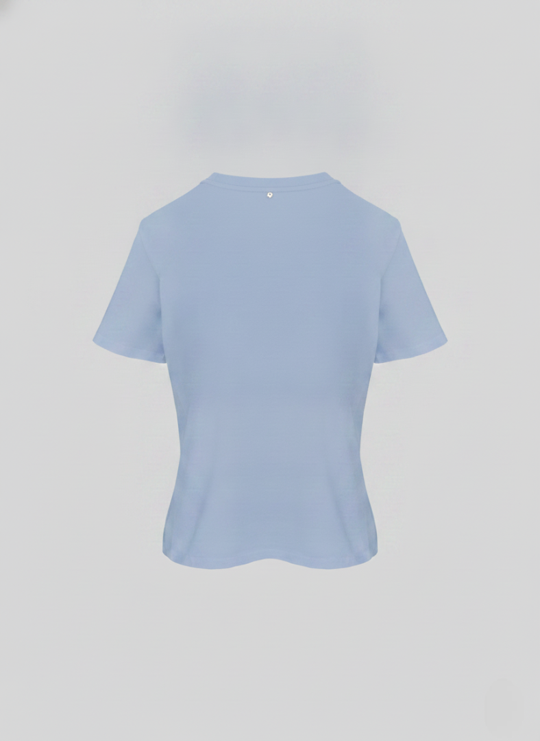 T-SHIRT IN COTONE CON RICAMO