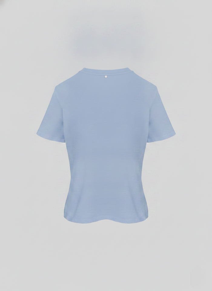 T-SHIRT IN COTONE CON RICAMO
