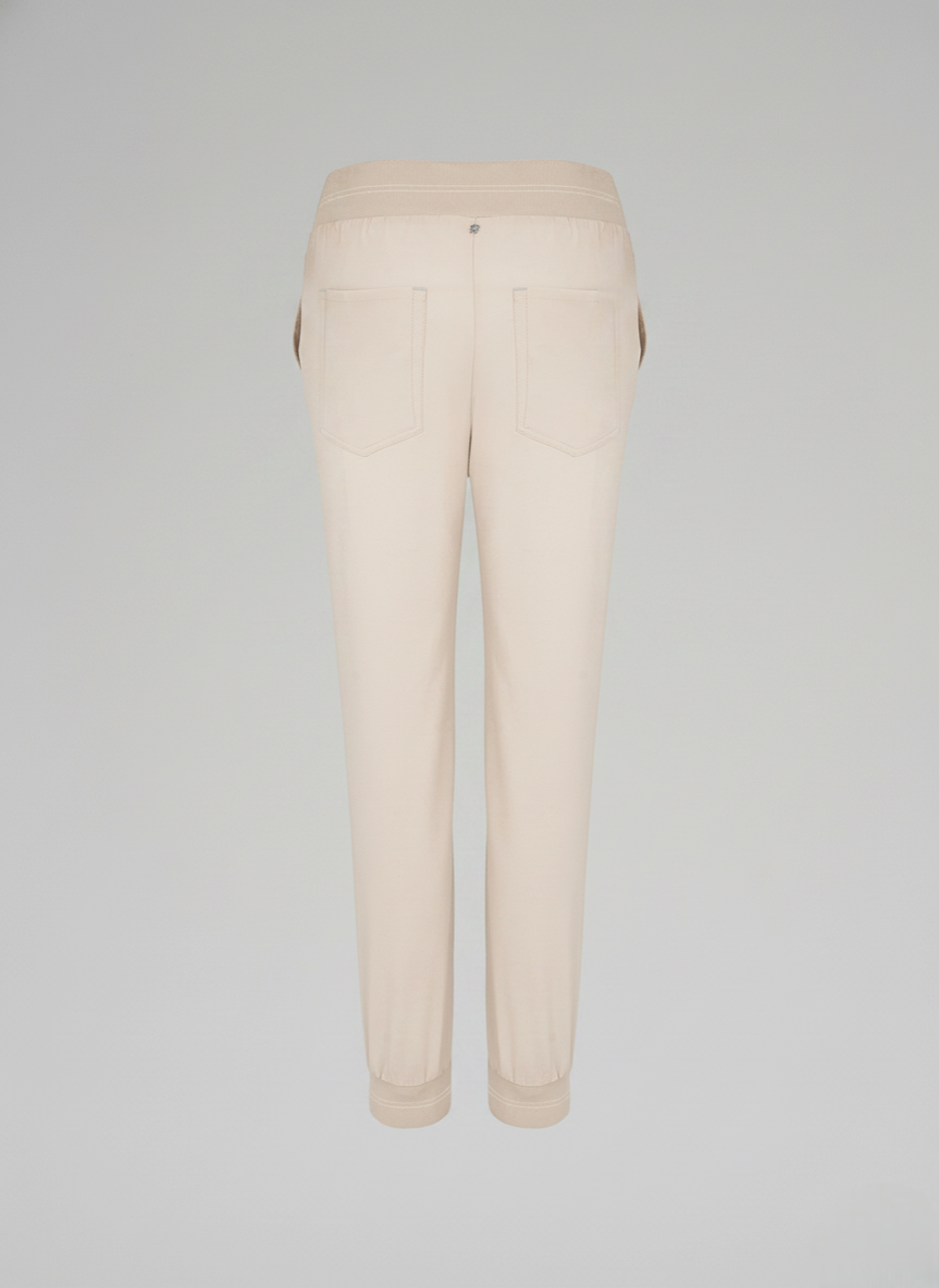 JOGGERS IN TELA UNITA DI LANA STRETCH