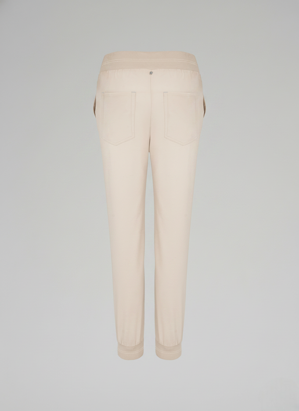 JOGGERS IN TELA UNITA DI LANA STRETCH