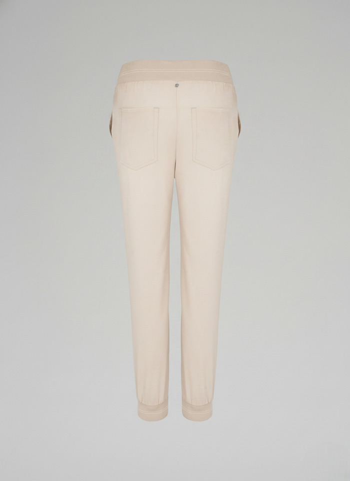 JOGGERS IN TELA UNITA DI LANA STRETCH