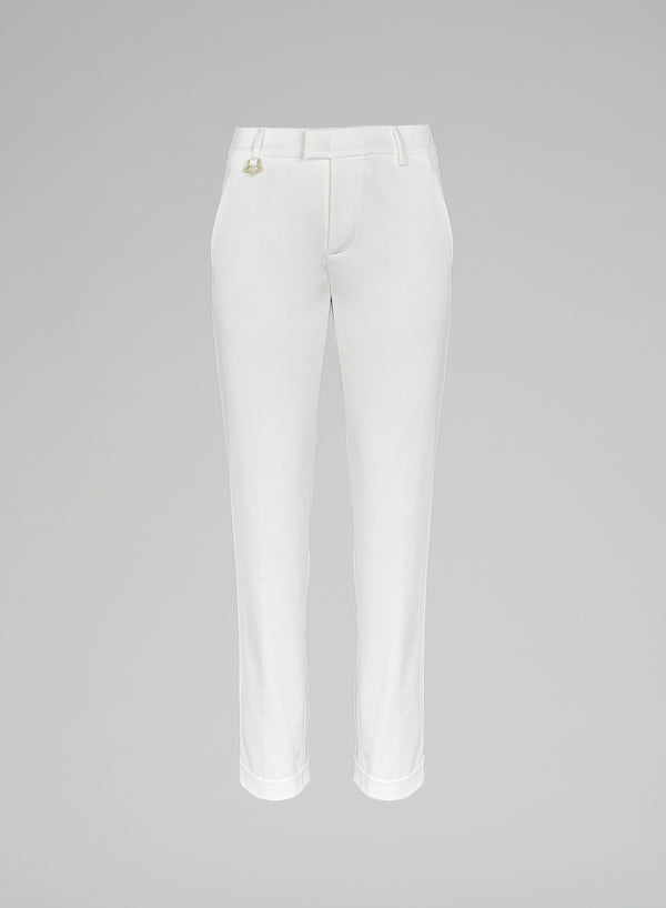 PANTALONI A SIGARETTA IN COTONE