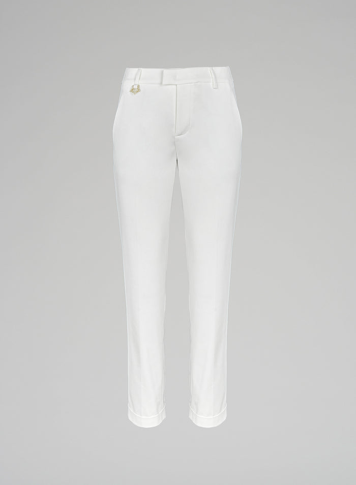 PANTALONI A SIGARETTA IN COTONE