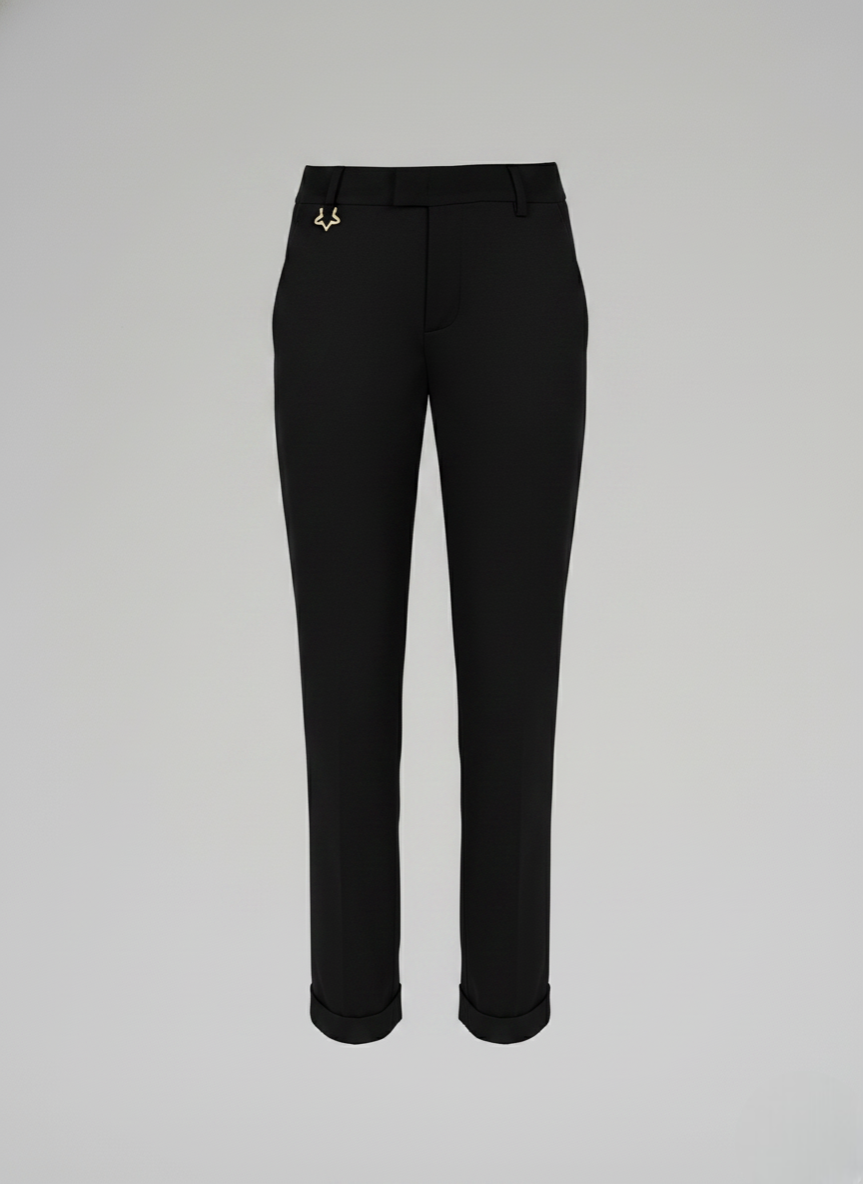 PANTALONI A SIGARETTA IN COTONE