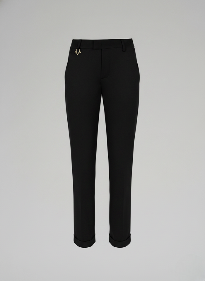 PANTALONI A SIGARETTA IN COTONE