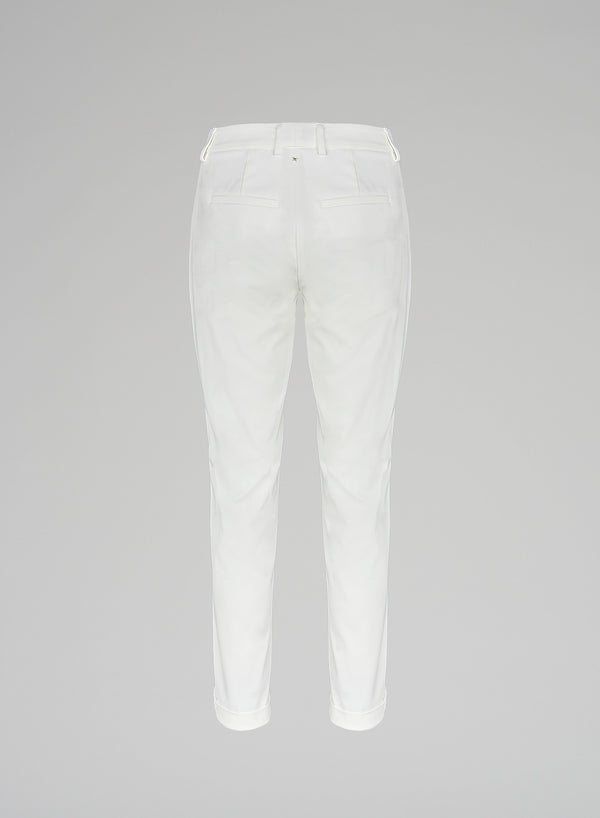 PANTALONI A SIGARETTA IN COTONE